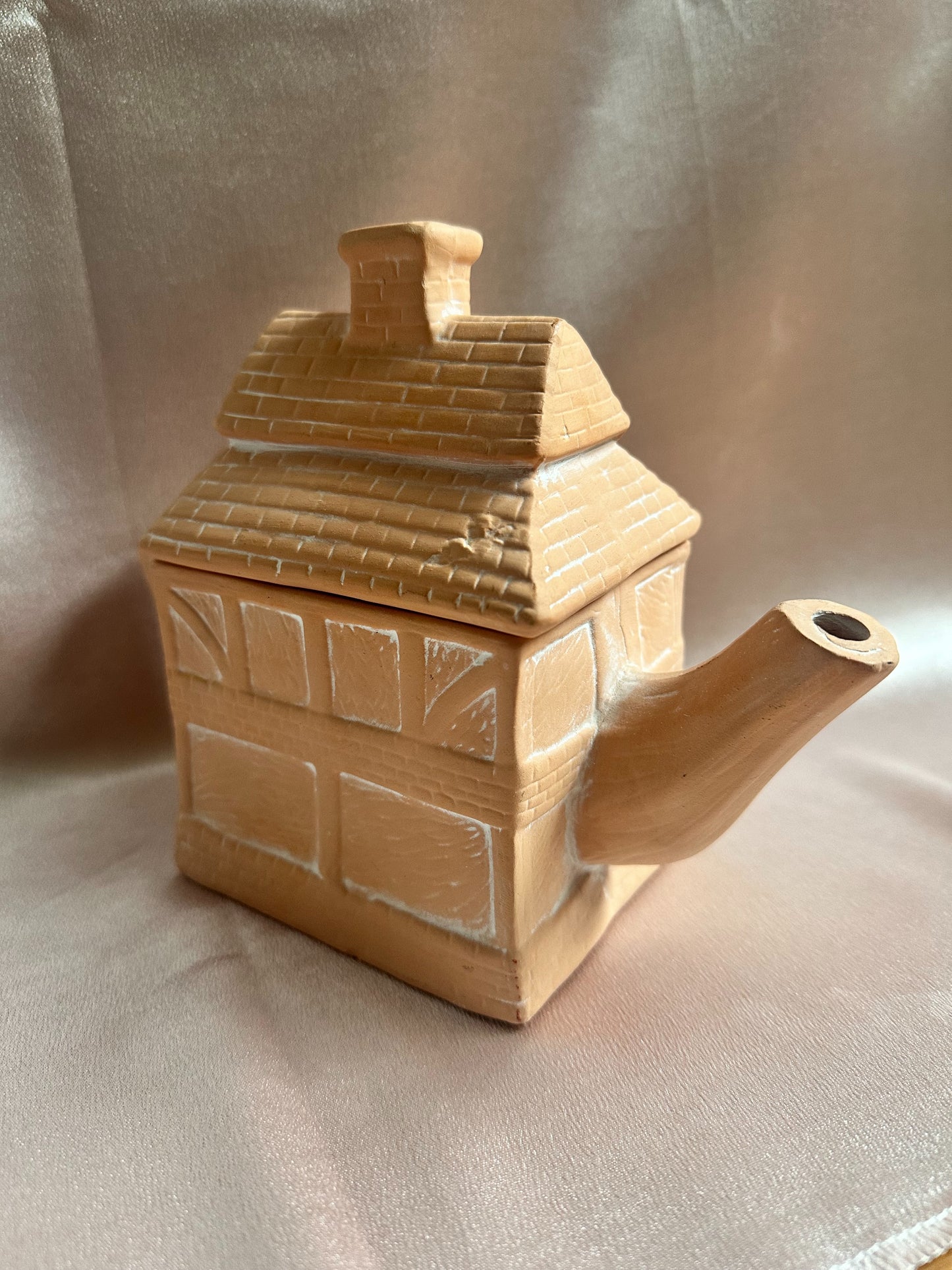 Terracotta Cottage Teapot