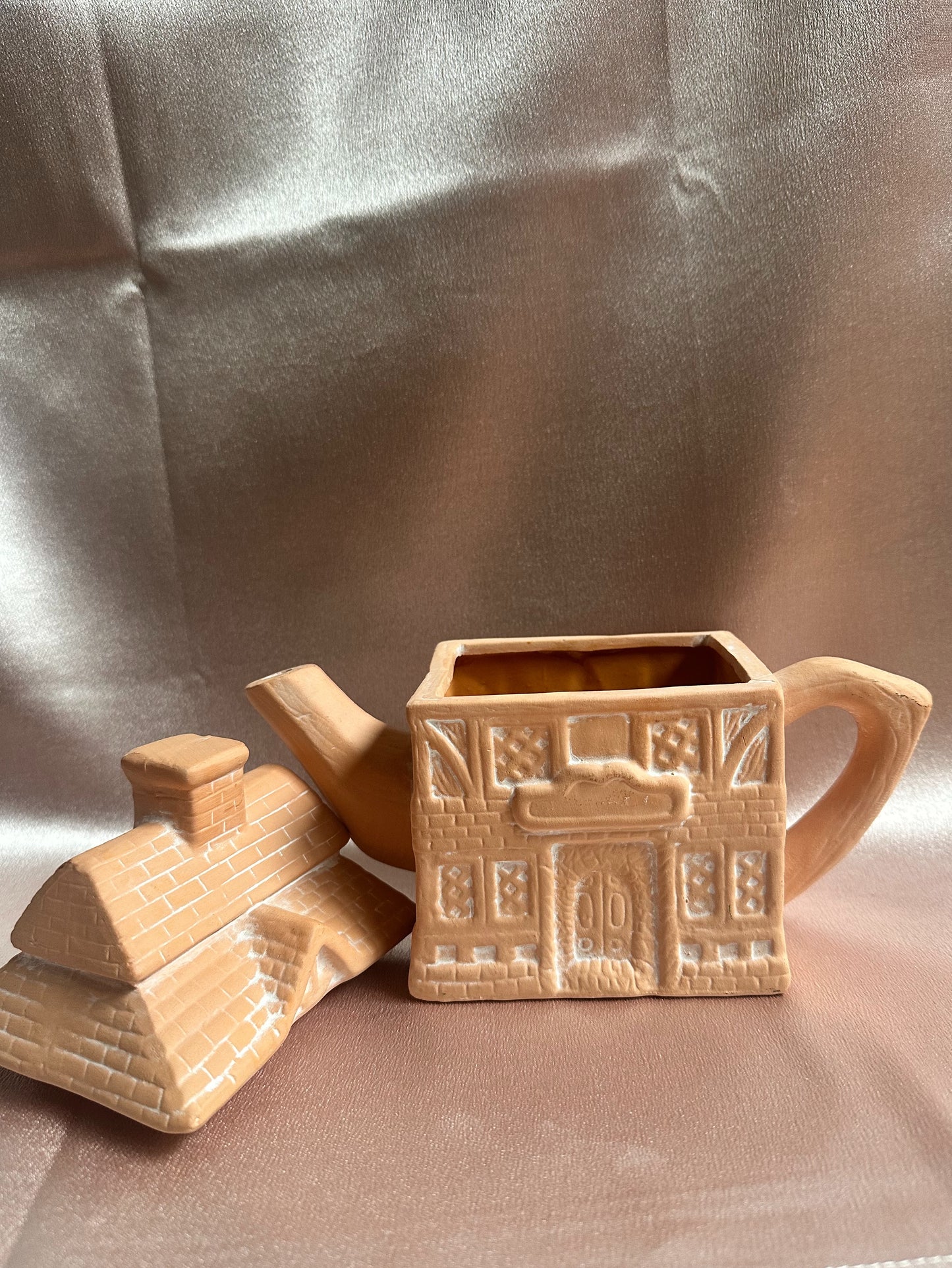 Terracotta Cottage Teapot