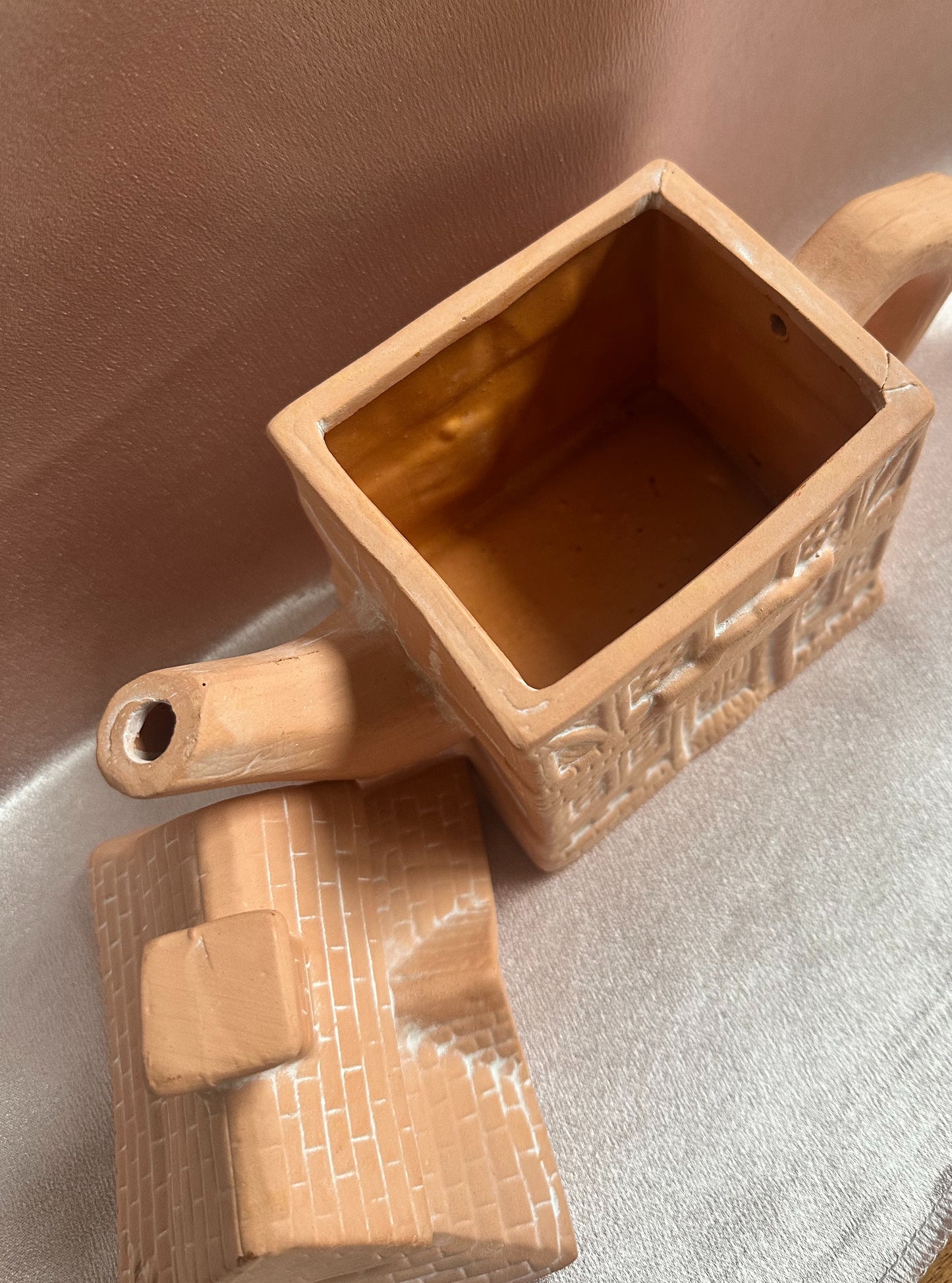 Terracotta Cottage Teapot