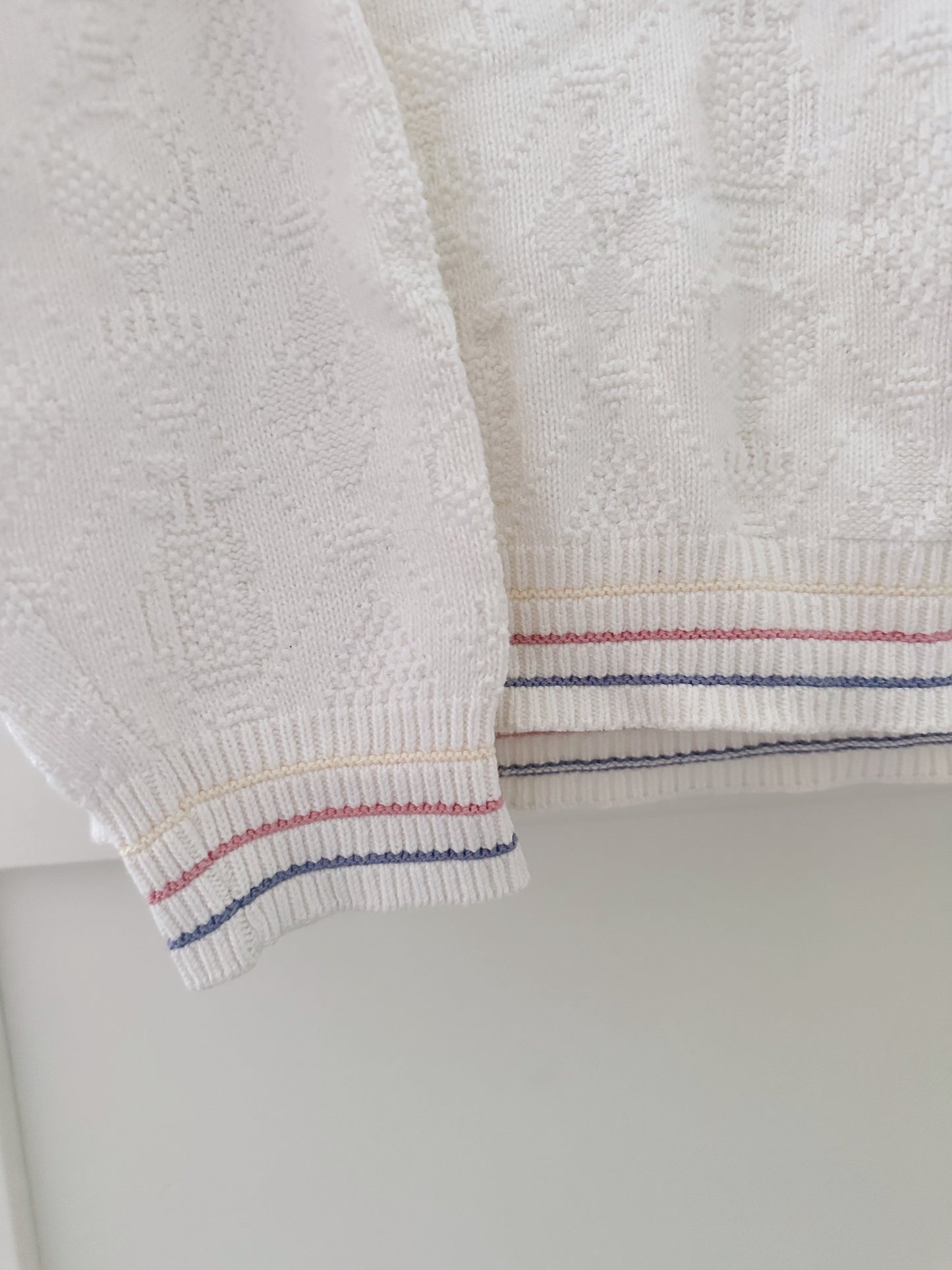 Vintage 90s Northern Reflections White Golfing Long Sleeve Sweater